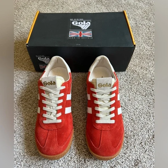 Gola Elan Red and White Sneakers - Women’s Suze 9 - Picture 3 of 8